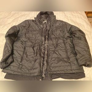 North Face Ski Jacket Black XXL w/liner and multiple zipper compartments
